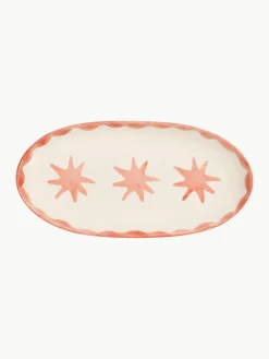 Handbemalte Servierplatte Radiant Star