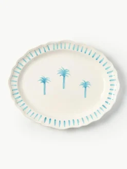 Handbemalte Servierplatte The Palms