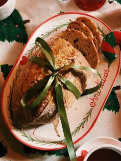 Handbemalte Servierplatte Rudolph