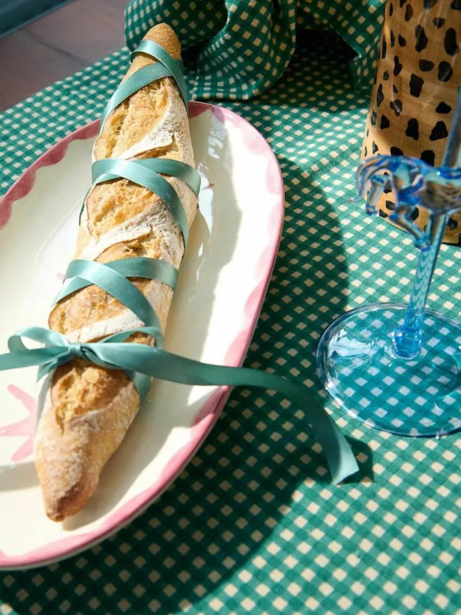 Handbemalte Servierplatte Radiant Star