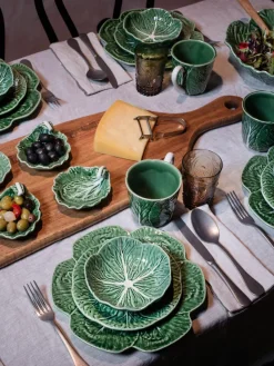 Handbemalte Tassen Cabbage, 4 Stück