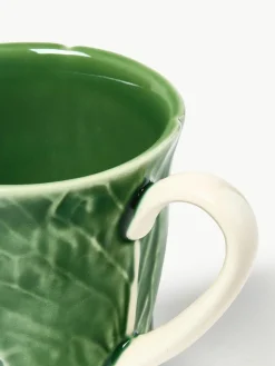 Handbemalte Tassen Cabbage, 4 Stück