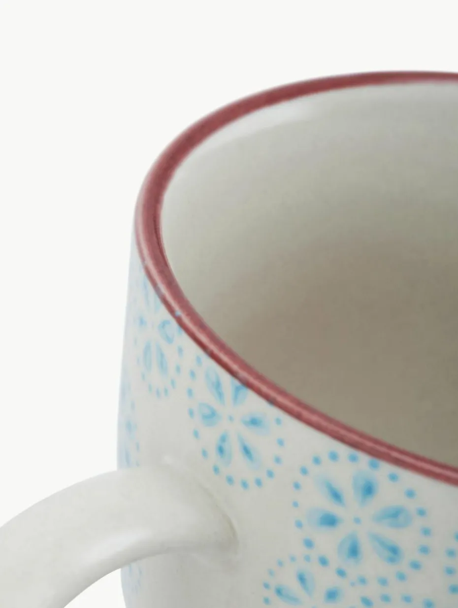 Handbemalte Tassen Patrizia, 3er-Set