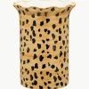 Handbemalte Vase Leopard, H 21 cm
