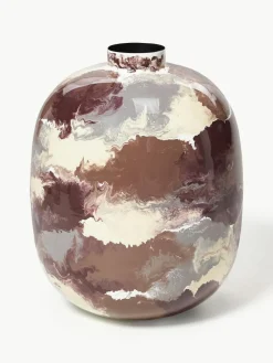 Handbemalte Vase Thyra, H 50 cm