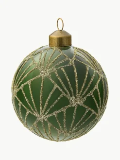 Handbemalte Weihnachtskugeln Bely, 4 Stück