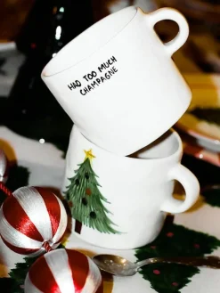 Handbemalte XL Tasse Christmas Tree
