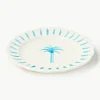 Handbemalter Frühstücksteller The Palms