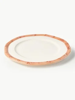 Handbemalter Frühstücksteller Bamboo