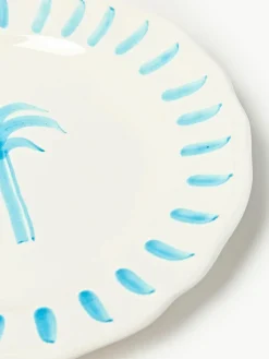 Handbemalter Frühstücksteller The Palms