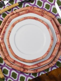 Handbemalter Frühstücksteller Bamboo