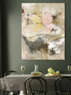 Handbemalter Leinwanddruck Artcast