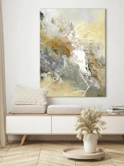 Handbemalter Leinwanddruck Sunny Days