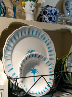 Handbemalter Platzteller The Palms