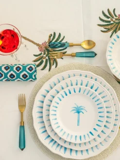 Handbemalter Platzteller The Palms