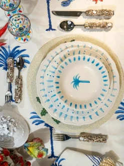Handbemalter Platzteller The Palms