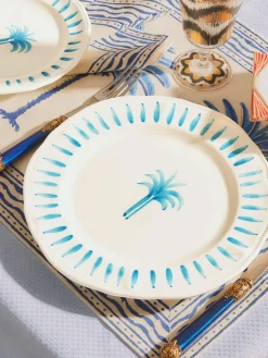 Handbemalter Speiseteller The Palms