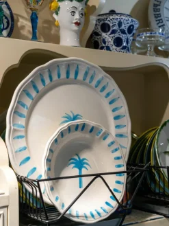 Handbemalter Suppenteller The Palms