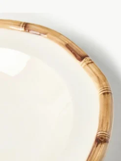 Handbemalter Suppenteller Bamboo