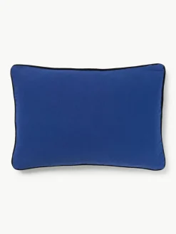 Handbestickte Baumwoll-Kissenhülle Eye