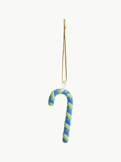 Handgefertigte Baumanhänger Candy Cane, 3er-Set