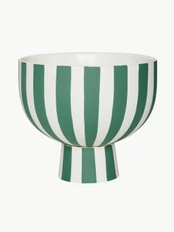 Handgefertigte Deko-Schale Toppu, H 13 cm