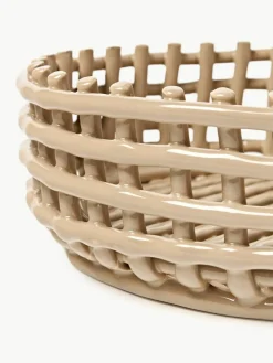 Handgefertigte Deko-Schale Centrepiece aus Keramik