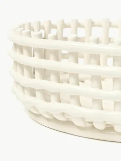 Handgefertigte Deko-Schale Centrepiece aus Keramik