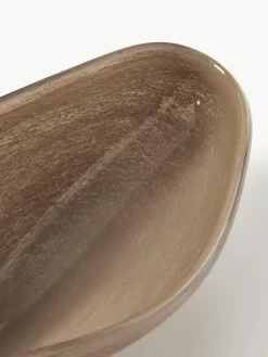 Handgefertigte Deko-Schale Ashley aus Glas