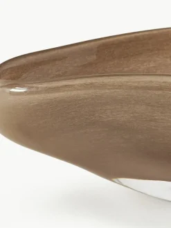 Handgefertigte Deko-Schale Ashley aus Glas