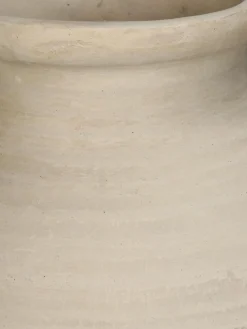 Handgefertigte Deko-Vase Raw aus Papiermaché, H 26 cm