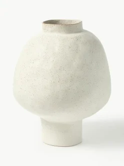 Handgefertigte Design-Vase Saki aus Steinzeug, H 40 cm