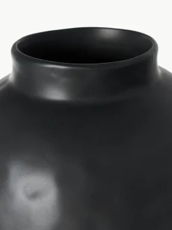 Handgefertigte Design-Vase Saki aus Steinzeug, H 32 cm