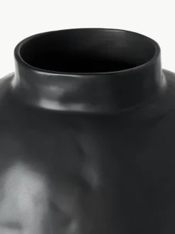 Handgefertigte Design-Vase Saki aus Steinzeug, H 40 cm