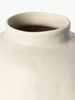 Handgefertigte Design-Vase Saki aus Steinzeug, H 32 cm
