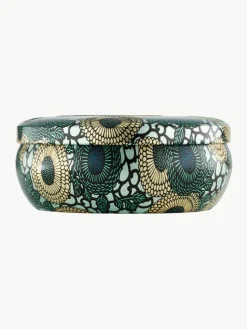 Handgefertigte Dreidocht-Duftkerze Japonica Collection (Cade-Holz, Eisenkraut & Lavendel)