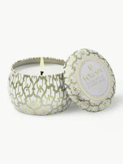 Handgefertigte Duftkerze Maison Blanc (Eukalyptus, Kardamom, Salbei & Hinoki Rinde)