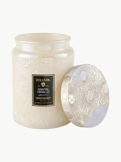 Handgefertigte Duftkerze Japonica Collection (Santal, Bourbon-Vanille & Oud)