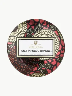 Handgefertigte Duftkerze Japonica Collection (Goji-Beere, Mango & Tarocco Orange)