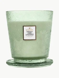 Handgefertigte Fünfdocht-Duftkerze Japonica Collection (Cade-Holz, Eisenkraut & Lavendel)