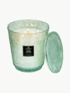 Handgefertigte Fünfdocht-Duftkerze Japonica Collection (Zypresse, Wacholderbeere, Minzblätter & Holz)