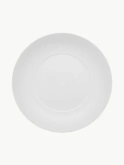 Handgefertigte Frühstücksteller Cosmopolitan aus Porzellan, 2 Stück