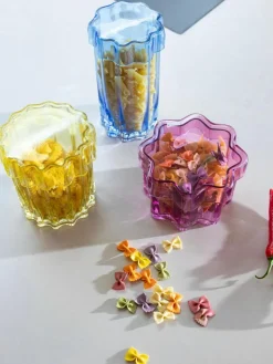 Handgefertigte Glas-Aufbewahrungsdose Astral