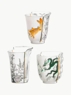 Handgefertigte Gläser Hybrid, 3er-Set