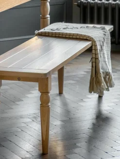 Handgefertigte Holz-Sitzbank Eton