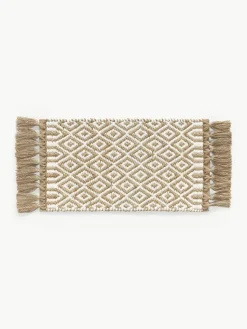 Handgefertigte Jute-Fußmatte Ramos