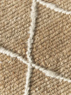 Handgefertigte Jute-Fußmatte Kunu