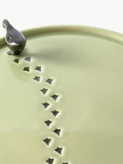 Handgefertigte Keramik-Servierplatte Walking Duck