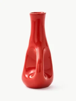 Handgefertigte Keramik-Vase Three Ears, H 21 cm