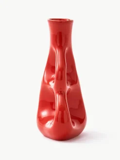 Handgefertigte Keramik-Vase Three Ears, H 21 cm